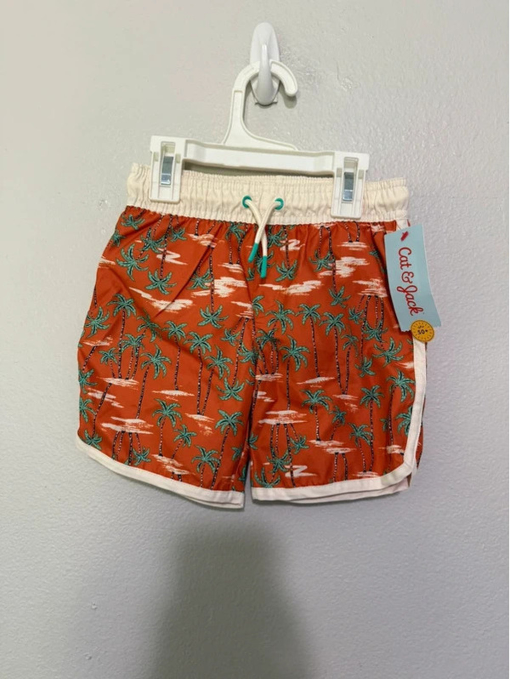 Cat and jack swim trunks size 4t NWT